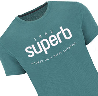 Icon Tee Korte Mouw T-shirt - maat L Groen