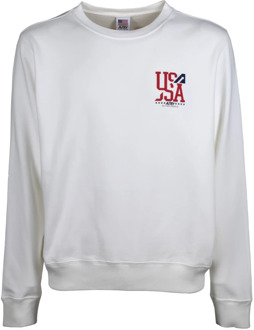 Iconische Action Sweatshirt Autry , White , Heren - L,M,S