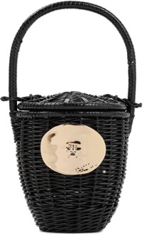 Iconische Bucket Tas Patou , Black , Dames - ONE Size