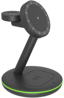 ICY BOX 3-in-1 draadloos oplaadstation Oplader