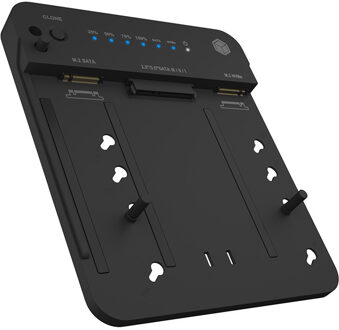 ICY BOX Docking & CloneStation for M.2 NVMe SSD and 2.5"/3.5" SATA SSD/HDD Dockingstation