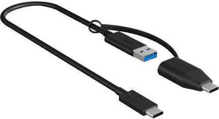 ICY BOX IB-CB033 USB-C > USB-A en USB-C Kabel