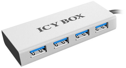 ICY BOX USB 3.0 Hub 4P plastic + Alu case