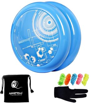 Icyoyo D3-DAWN Ster Patroon Abs Professionele Yoyo Bal Spin Klassieke Speelgoed Voor Kinderen blauw