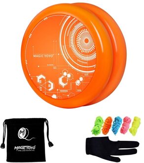 Icyoyo D3-DAWN Ster Patroon Abs Professionele Yoyo Bal Spin Klassieke Speelgoed Voor Kinderen oranje