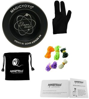 Icyoyo N8 Reageert Yoyo Aluminium Yo Yo + 5 Strings + Handschoen + Yoyo Tas
