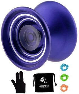Icyoyo Responsieve Metalen Yoyo Professionele Yoyo K7 Voor Beginners Kids Met 3 Strings + Tas + Handschoen