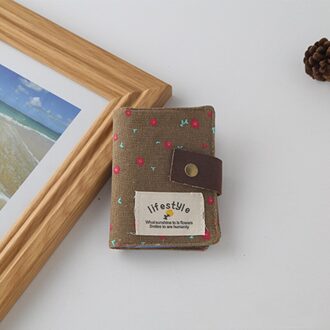 Id Credit Card Portemonnee Creatieve Vintage Cash Houder Organizer Case Box Kaarten Pack Goedkope Business Credit Kaarthouder Pakket bruin