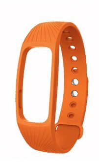 ID107 Riem Siliconen Smart Armband Vervanging Smart Band Strap 5 Kleuren Accessoires voor id 107 Polsband voor ID107 oranje
