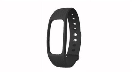 ID107 Riem Siliconen Smart Armband Vervanging Smart Band Strap 5 Kleuren Accessoires voor id 107 Polsband voor ID107 zwart