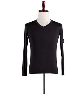 ID116 Latin Dans Jurk Voor Mannen Lange Mouwen O Neck Tops Ballroom Tango Chacha Dancing Performamnce