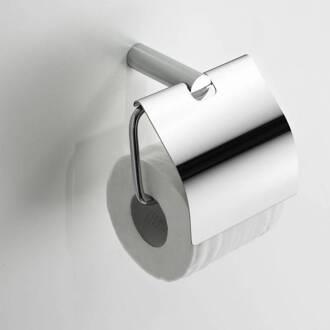 Ida Toiletrolhouder met Klep - Chroom