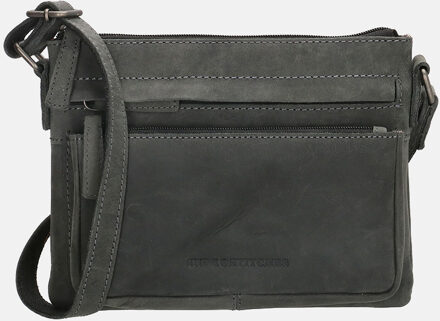 Idaho crossbody tas black Zwart