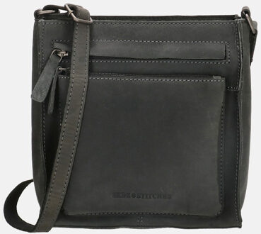 Idaho crossbody tas black Zwart