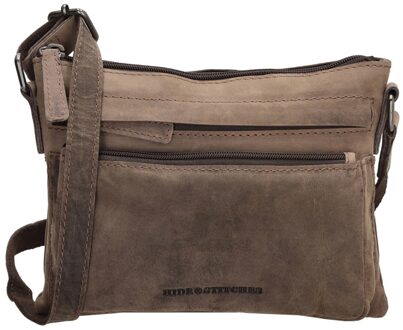 Idaho crossbody tas donkerbruin