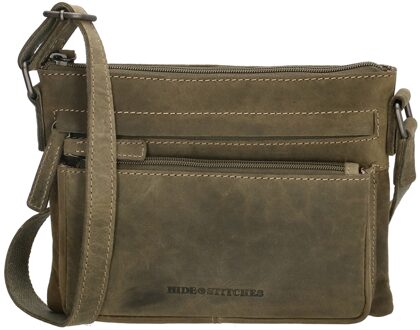 Idaho crossbody tas olijfgroen