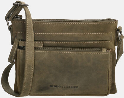 Idaho crossbody tas olijfgroen