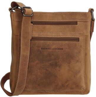 Idaho Dusk Schoudertas bruin damestas - H 22.5 x B 21 x D 7 cm