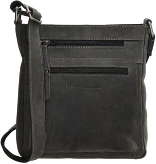 Idaho Dusk Schoudertas zwart damestas - H 22.5 x B 21 x D 7 cm