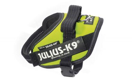 IDC Powertuig/Harnas - Neon Groen - XS - Mini/40-53cm