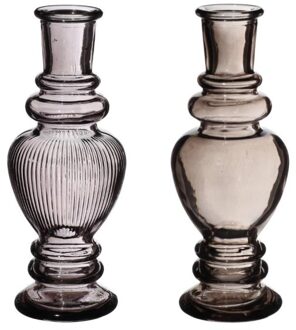 Idea 4 Seasons Kaarsen Vaas Venetie 15.5x5.7cm Grijs