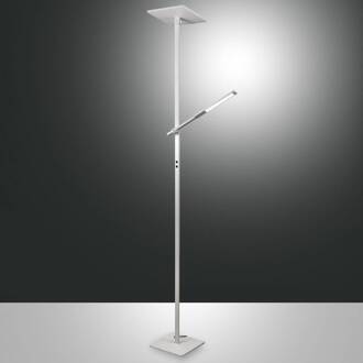 Ideal LED vloerlamp met leesarm, wit