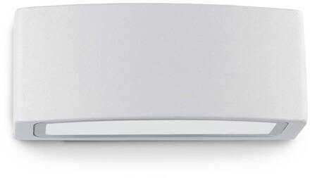 Ideal Lux buitenwandlamp Andromeda, grijs, breedte 22 cm, aluminium