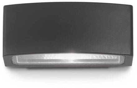 Ideal Lux buitenwandlamp Andromeda zwart, breedte 22 cm aluminium