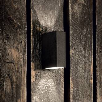 Ideal Lux buitenwandlamp Tetris-2, antraciet, aluminium