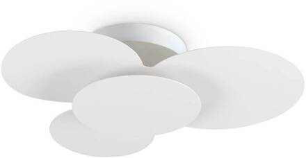 Ideal Lux Cloud LED plafondlamp, lengte 52cm mat wit