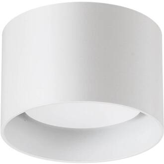 Ideal Lux downlight Spike Rond, wit, aluminium, Ø 10 cm