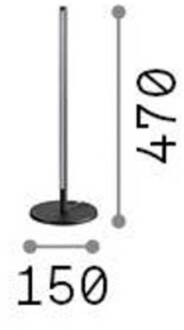 Ideal Lux Filo LED tafellamp, messingkleurig, aluminium