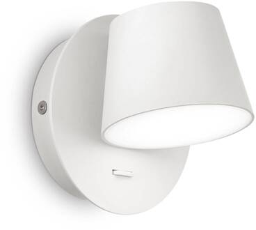 Ideal Lux Gim LED wandlamp kop instelbaar wit
