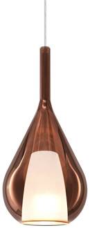 Ideal Lux hanglamp Kalique 3, koperkleurig, Ø 18 cm