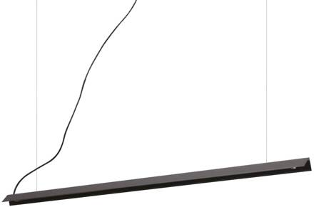 Ideal Lux hanglamp V-Line, zwart zwart mat