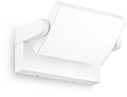 Ideal Lux LED buiten wandlamp Swipe, wit, IP54, 3.000 K