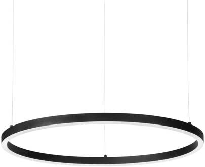 Ideal Lux LED hanglamp Oracle Slim Ø 70 cm zwart 3.000 K