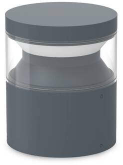 Ideal Lux LED sokkellamp Boeing, antraciet, hoogte 15 cm