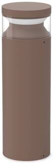 Ideal Lux LED sokkellamp Boeing, koffiebruin, hoogte 40 cm