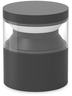 Ideal Lux LED sokkellamp Boeing, zwart, hoogte 15 cm