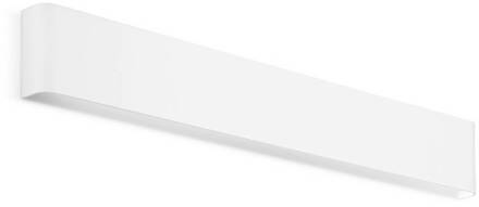 Ideal Lux LED wandlamp Delta, wit, B 61 cm, up/down