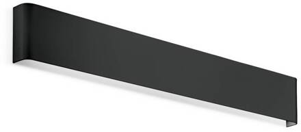 Ideal Lux LED wandlamp Delta, zwart, B 61 cm, up/down