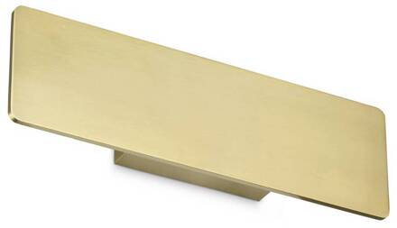 Ideal Lux LED wandlamp Zig Zap, breedte 29 cm, messingkleurig