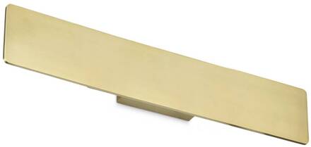 Ideal Lux LED wandlamp Zig Zap, breedte 53 cm, messingkleurig