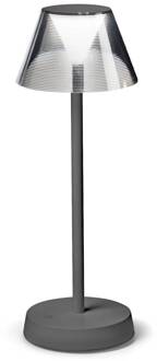 Ideal Lux Lolita LED terraslamp, accu, grijs
