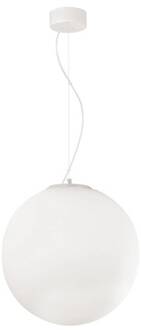 Ideal Lux Mapa hanglamp van glas Ø 40 cm wit