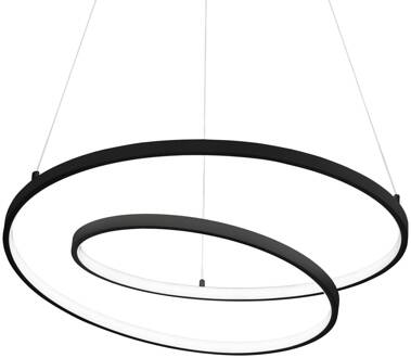 Ideal Lux Oz LED hanglamp Ø 80 cm zwart