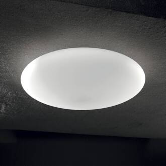 Ideal Lux Smarties plafondlamp, opaal glas, Ø 60 cm opaalwit