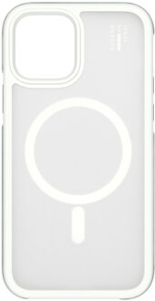 iDeal of Sweden Bumper Case MagSafe voor de Apple iPhone 12 (Pro) - Cloudy White Wit