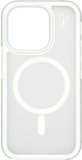 iDeal of Sweden Bumper Case MagSafe voor de Apple iPhone 15 Pro Max - Cloudy White Wit